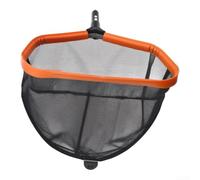 Écumoire professionnel en métal avec poignée en aluminium double couche pour piscines hors sol 45 x 33 cm (A)