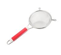 Écumoire Ronde à Double Poignée en Acier Inoxydable et PP | Passoire Ajourée, Séparation Huile Chaude ou Eau Bouillante, Crochet Suspendu, Usage la Cuisine Maison et Restaurant