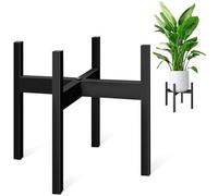 Écusson floral métallique de 30 cm, noir, pour l'intérieur et l'extérieur, chambre à coucher, coin, terrasse