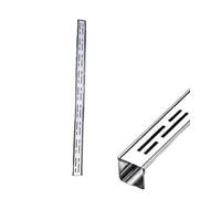 ECwtpndf Caniveau de Drainage pour allée, Couvercle de canalisation en Acier Inoxydable 100x3,5x3cm(3 Pack)