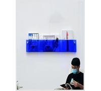 ECwtpndf Porte-revues en Acrylique, Support Mural Porte-revues en Acrylique Multicolore 60-100 cm