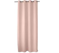 Rideau occultant uni avec 8 œillets Vieux rose 140x240 cm