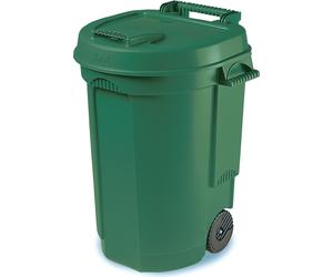 EDA 010633 V SX2 EDA Poubelle, 110 litres, plastique, verte