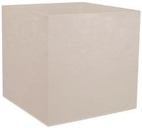 EDA 013730 BE.CA SX EDA Jardinière VOLCANIA, carrée, 395 mm, beige