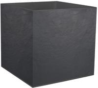 EDA 013730 G.ANT SX EDA Jardinière VOLCANIA, carrée, 395 mm, anthracite