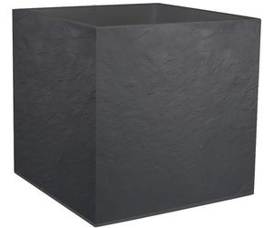 EDA 013730 G.ANT SX EDA Jardinière VOLCANIA, carrée, 395 mm, anthracite