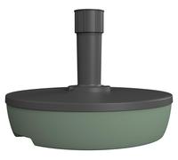 EDA 019636 V.LA EDA Pied de parasol, plastique, rond, 495 mm, bicolore