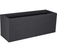 EDA Bac à plantes - Bac à fleurs - 57L - 79,5 x 29,5 x 29,5 cm - Anthracite