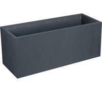 EDA Bac à plantes - Bac à fleurs - 98L - 99,5 x 39,5 x 43,5 cm - Anthracite