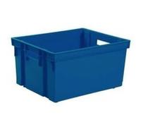 Generique – Bac de rangement EDA – 30 L – sans couvercle – Bleu minéral
