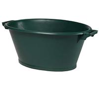 EDA - Baquet Ovale 70 L - Seau en Plastique - 80 x 58 x 33 cm - Vert