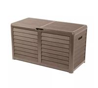 EDA Coffre de rangement BAYA 420 L résistant UV cadenassable Marron