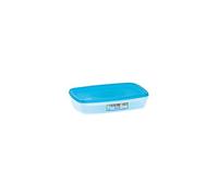 EDA Boîte rectangulaire 3 L Naturel Couvercle Turquoise