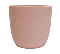 EDA - Cache-Pot Opale Ø 13,7 cm - Pot décoratif pour l'Intérieur - Ø 13,7 x H. 12,6 cm - Rose Nude