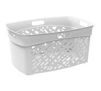eda corbeille a linge alméria - 45 l - blanc Blanc G