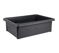 EDA - Espace Potager Veg&Table Garden - 67 L - Bac Potager de Sol - Utilisable à l'Intérieur et à l'Extérieur - Apte au Contact Alimentaire - 79 x 59 x H. 24,2 cm - Gris Anthracite