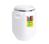 EDA Fût multi-usage Naturel 50 L FÛT'É Antichoc - cadenassable - étanche Certifié contact alimentaire Dim.: 36 x 36 x 53 cm