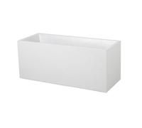 Jardinière Plastique Graphit 98 99,5 X 39 X 43 Blanc - Eda