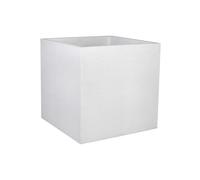EDA Pot de fleurs carré Graphit 49,5 x 49,5 x 49,5 cm 57 L Blanc cérusé Intérieur/Extérieur