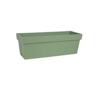 Jardinière Toscane + Plateau Clipsé 50 X 18 X 16,7 Cm - Vert Laurier Multicolore