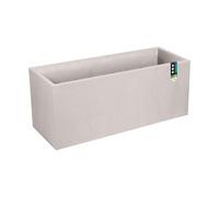 Jardinière EDA, 98 litres – 99,5 x 39,5 cm – Hauteur 43,5 cm – Beige