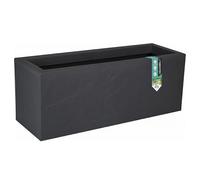 EDA Jardinière VOLCANIA UP Gris anthracite 79,5×29,5×29,5 cm 57 L zone de rétention d'eau
