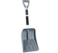 EDA Neige DENEIGEMENT avec Manche TELESCOPIQUE 77 CM à 97 CM-Grip Mousse pour Plus DE Confort POIGNEE Ergonomique-Gris ET ALU-Pelle à Disposer dans Coffre DE Voiture-Stockage Facile G