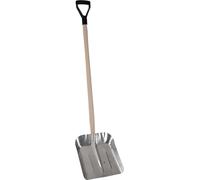 EDA Pelle avec manche en bois Largeur : 360 mm argent