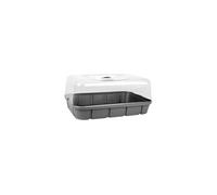 eda plastiques mini serre de culture - 56 x 38 x 24 cm - gris anthracite