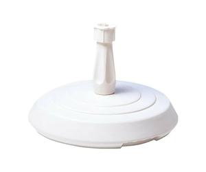 Eda plastiques Pied de parasol béton - Blanc