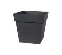 Eda plastiques pot de fleurs carré - Gris anthracite