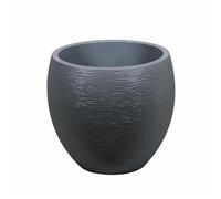 EDA Plastiques Pot EGG GRAPHIT gris antracite - 50 x 45 cm - 46 L