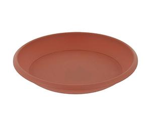 EDA Plastiques R019217 BR.TC SX10 Marina Soucoupe Plastique Terre Cuite 17 x 17 x 2 cm