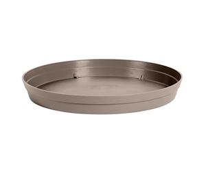 EDA Plastiques Soucoupe Toscane 13622 BR.T SX6 Taupe 15 x 15 x 3 cm