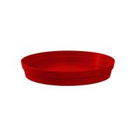 EDA Plastiques Soucoupe Toscane Rouge Rubis 15 x 15 x 3 cm 13622 R.RU SX6