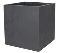 EDA Jardinière BASALT double paroi 395 mm anthracite