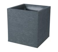 EDA Pot carré GRAPHIT - 31 L - 39 x 39 x 43 cm - Gris anthracite