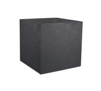 Pot de fleurs Carré 40 cm - EDA - Volcania - 31 L - Intérieur/Extérieur - Décor Pierre - 39,5 x 39,5 x H. 43,5 cm - Beige Calcaire