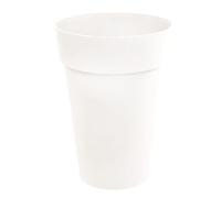 EDA - Pot de Fleur Vase Haut TOSCANE Ø 46 cm - Volume 67 L - Ø 46 x H.65 cm - Blanc