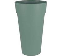 EDA Pot de fleur rond Toscane Ø 48 x H 80 cm 90 L Intérieur/Extérieur Vert Laurier