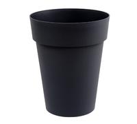 Pot de fleur rond Toscane Ø 44 x H.53 cm - Anthracite - Eda
