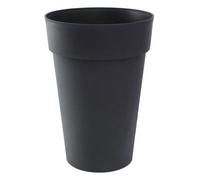 EDA - Pot de fleurs Rond haut - Toscane - Ø 46 x H 65 cm - Intérieur / Extérieur - 67 L - Gris Anthracite
