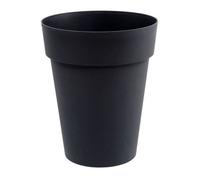 Pot de fleur rond Toscane Ø 44 x H.53 cm - Anthracite - Eda