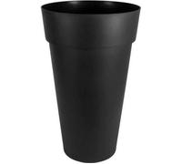 EDA - Pot de fleurs Rond XXL - Toscane - Ø 48 x H 80 cm - Intérieur / Extérieur - 90 L - Gris anthracite