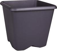Pot De Fleur Carre Chorus 35,6l Anthracite - Eda