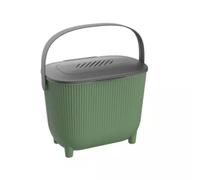 EDA Poubelle à compost 10 L avec filtre à charbon – Vert