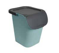 Poubelle à tri avec grande ouverture 40 litres - Vert