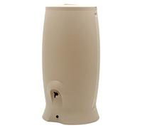 EDA - Récupérateur d'eau RÉCUP'O 500 L - Kit Collecteur Filtrant Inclus - Bille Indicatrice de Niveau d'eau - Bouchon de Vidange + Robinet à Embout - Beige