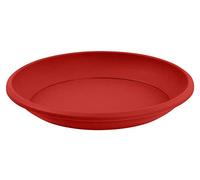 EDA - Soucoupe Cancùn Ø 38 cm - pour Pot de Fleurs Cancùn Ø 49,5 cm - Rouge Rubis