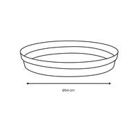 EDA Soucoupe pour Pot Ø 80 cm